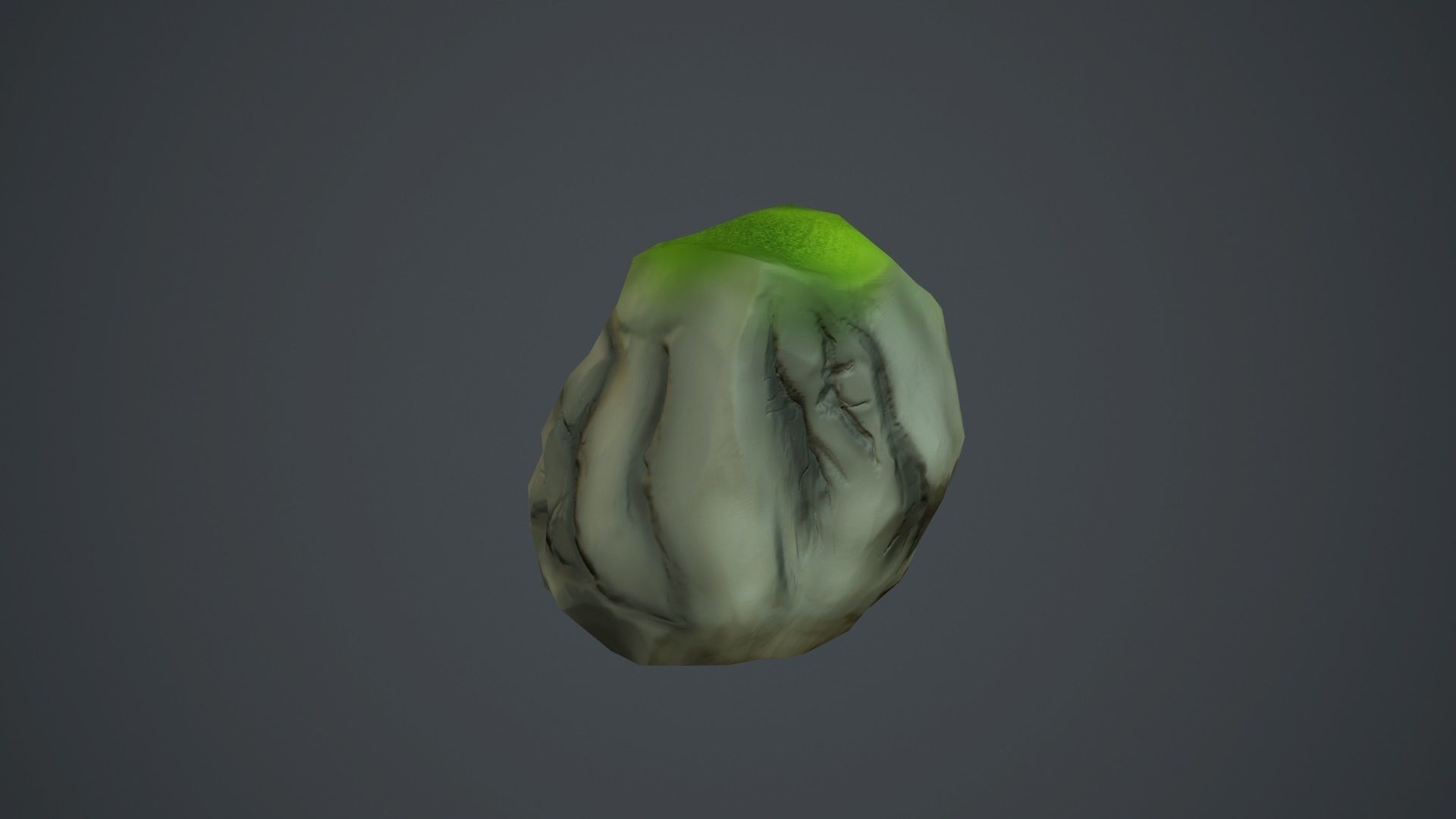 Stone rock Free low-poly 3D model_3