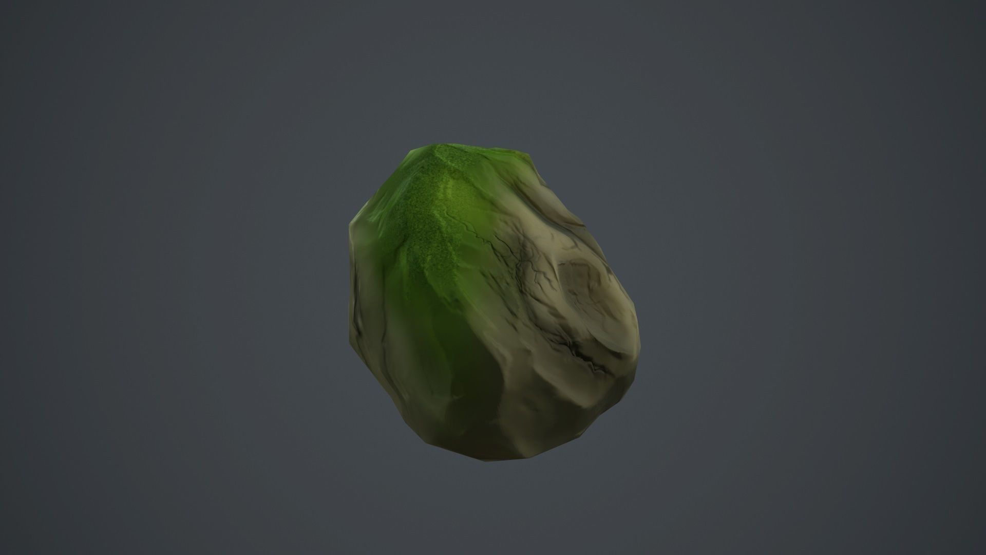 Stone rock Free low-poly 3D model_5