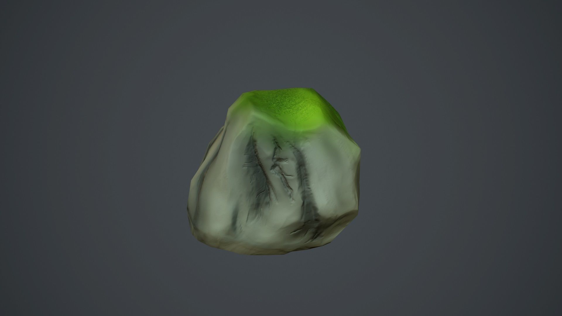Stone rock Free low-poly 3D model_6