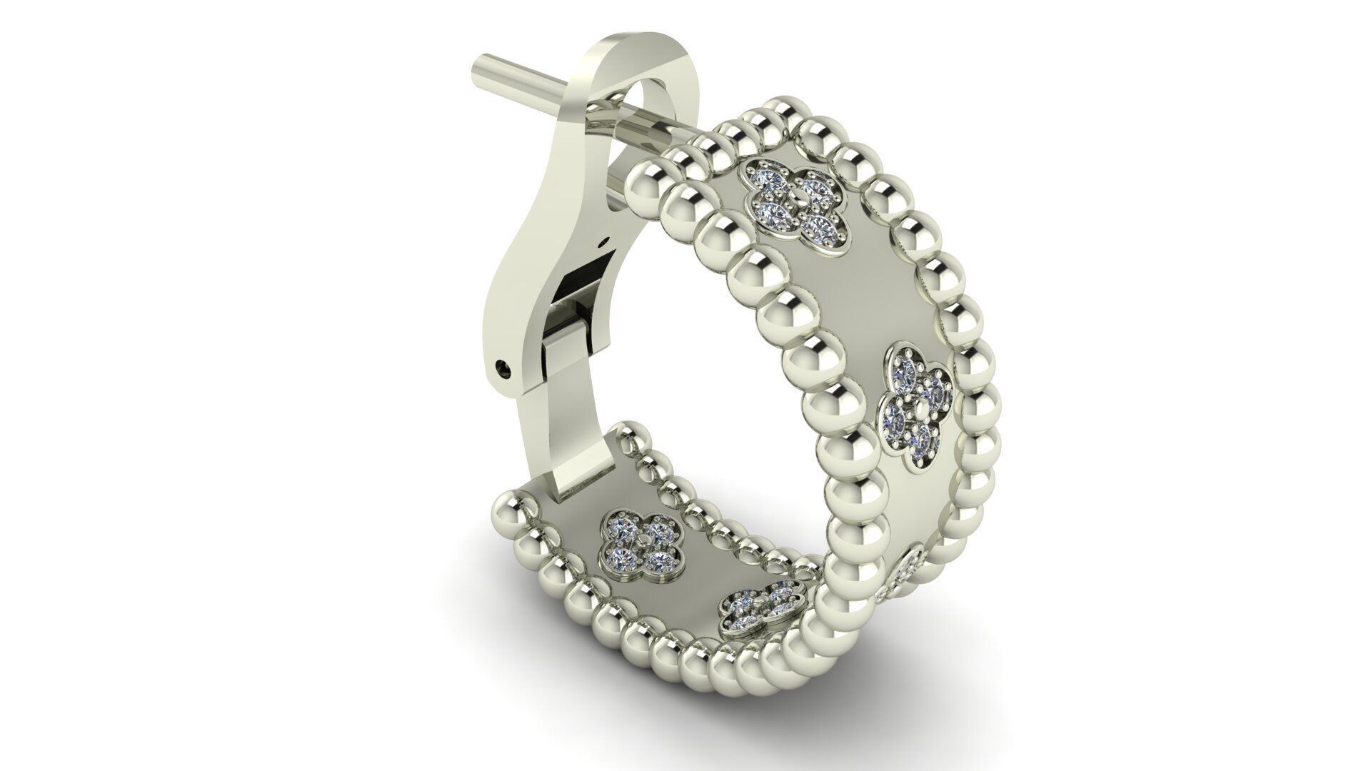 VAN CLEEF COMPLECT Jewelery 3D printed model 3D print model_12