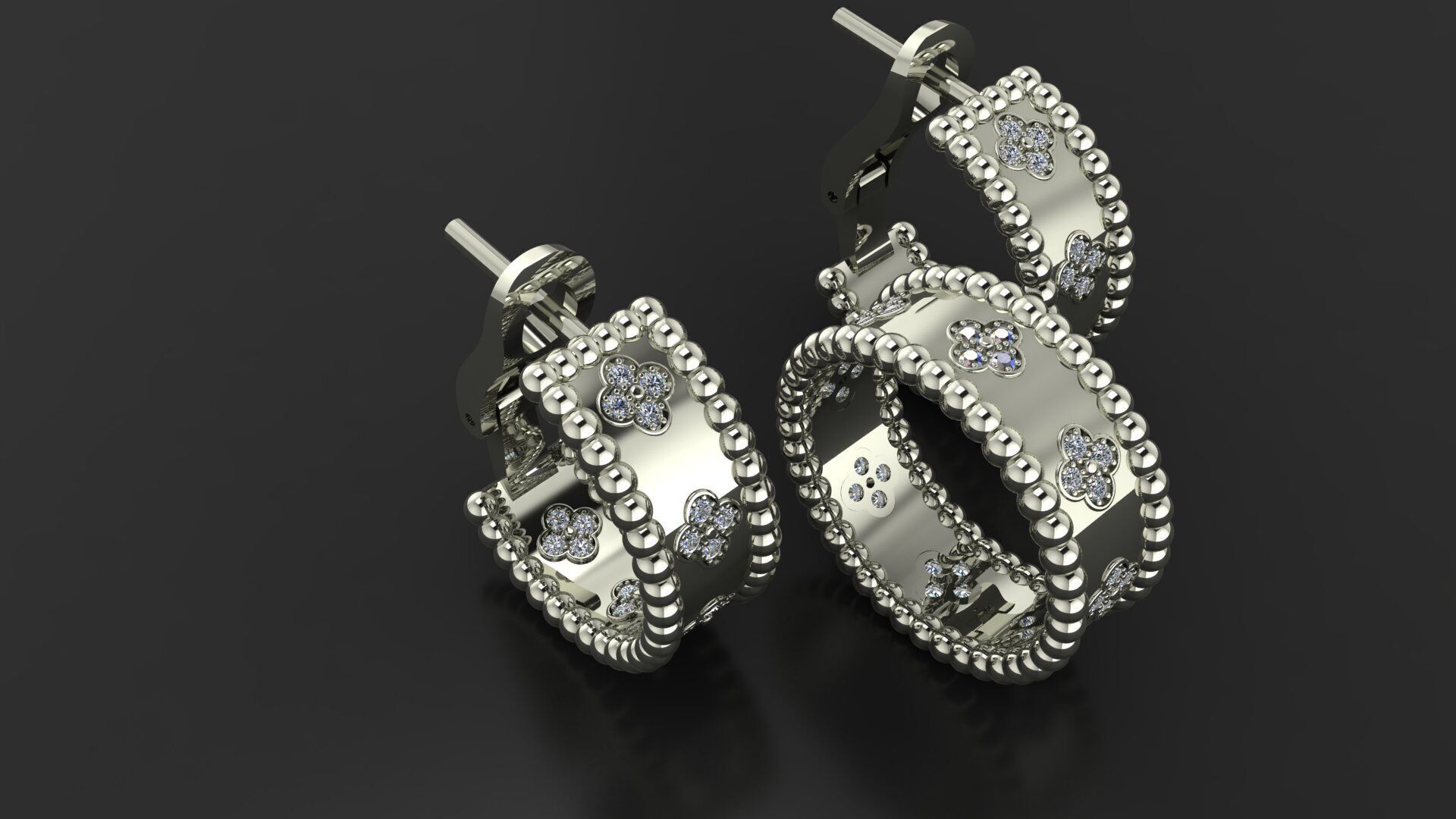 VAN CLEEF COMPLECT Jewelery 3D printed model 3D print model_1