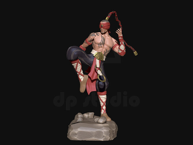 leesin League of Legends  3D print model