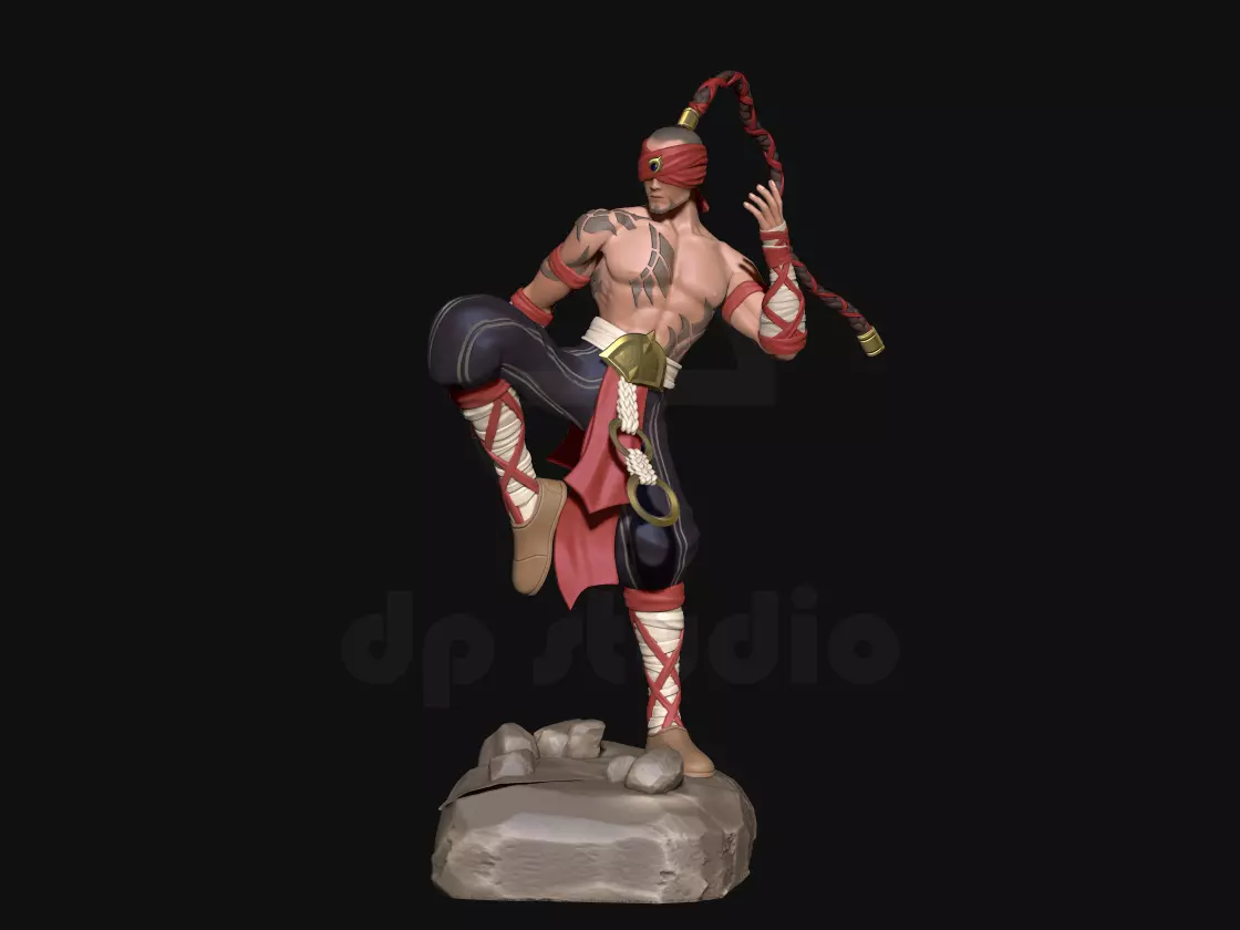 leesin League of Legends  3D print model_0