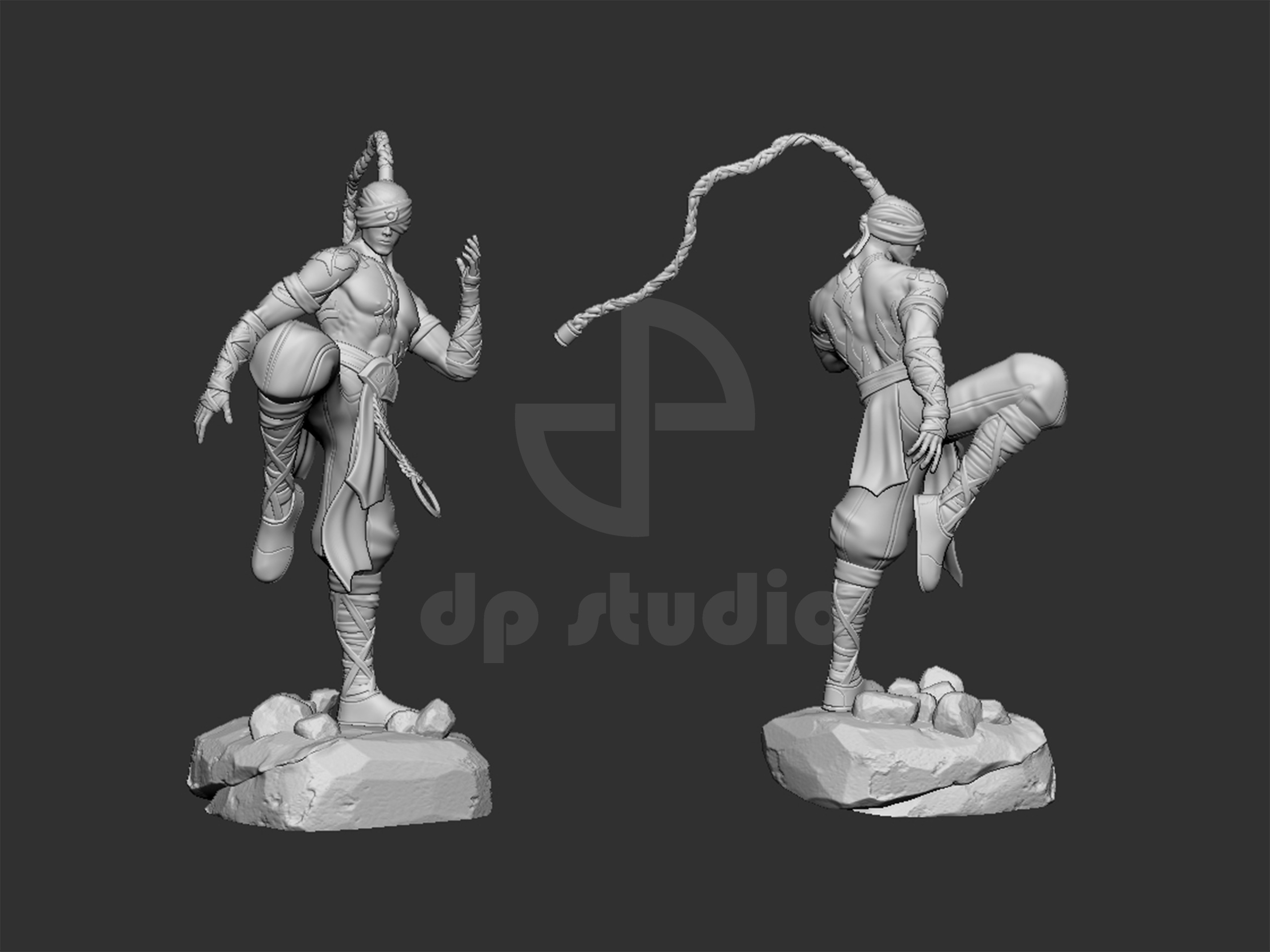 leesin League of Legends  3D print model_1