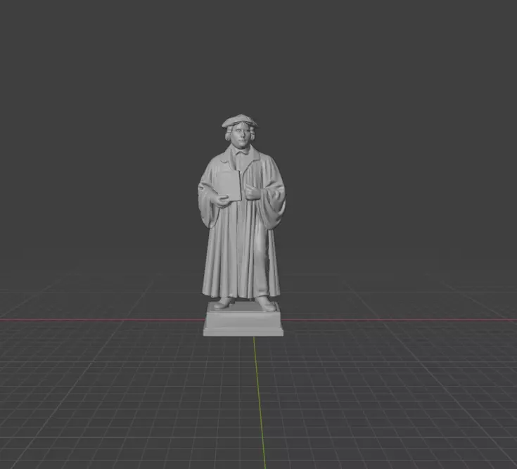 Martin Luther 3D print model