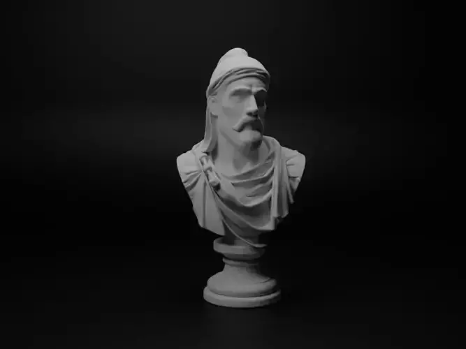 Berber Warrior Bust Chess