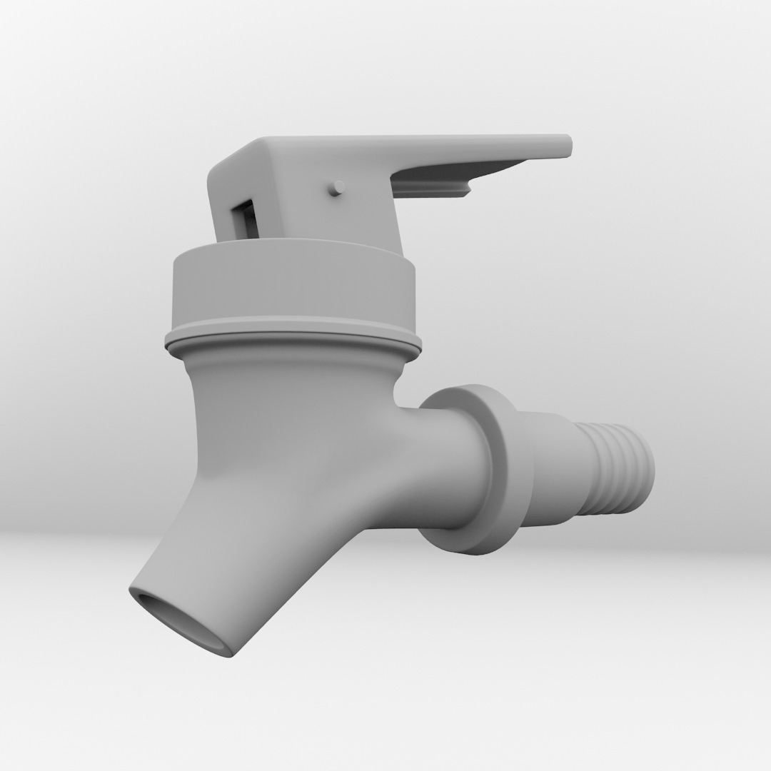 Push Tap 3D model_3