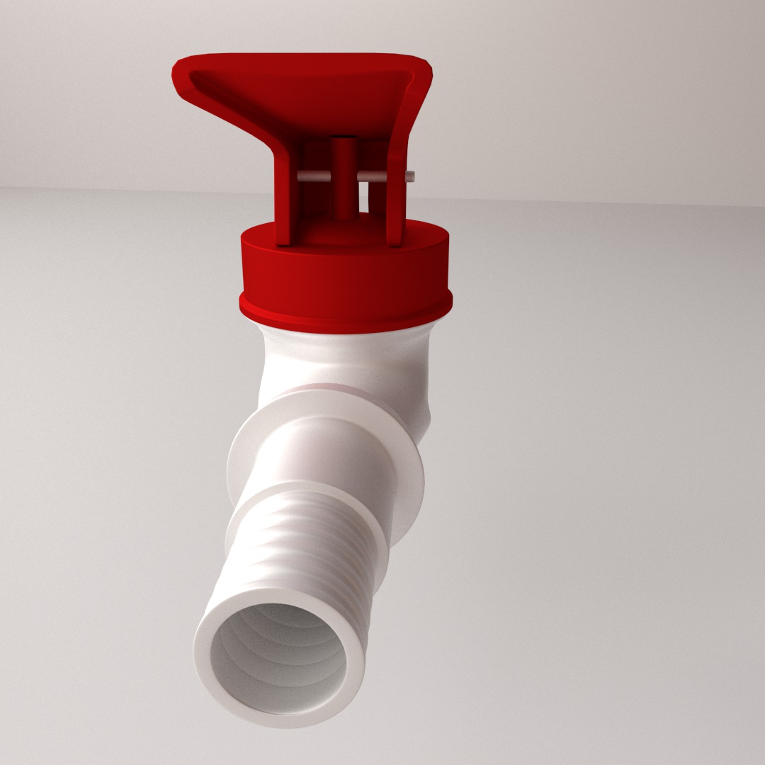 Push Tap 3D model_1