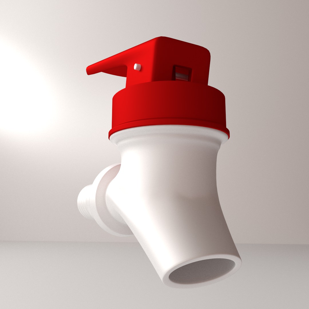 Push Tap 3D model_2