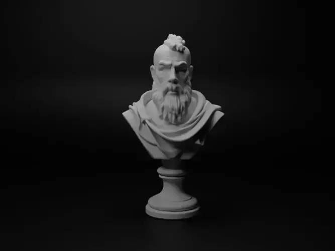Celtic Warrior Bust Chess