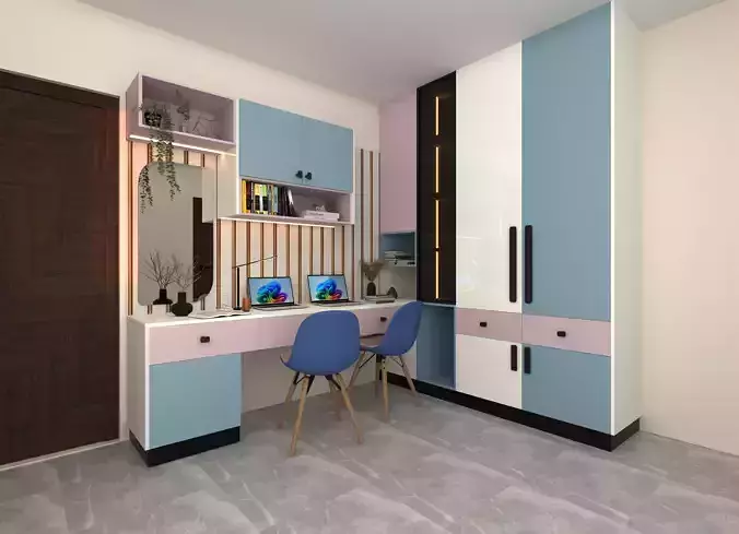 WARDROBE AND STUDY UNIT 