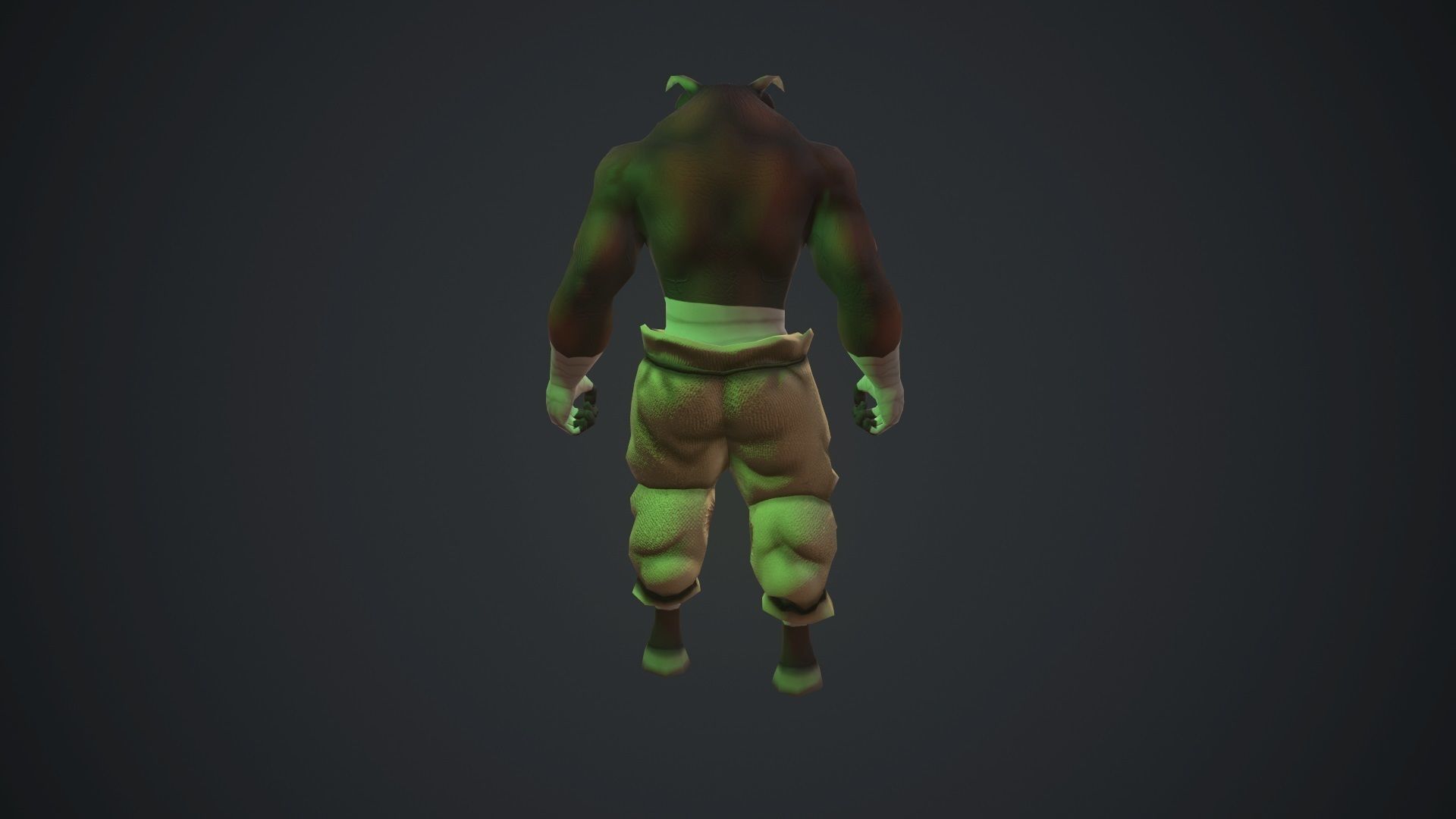Animated Minotaur Free low-poly 3D model_5