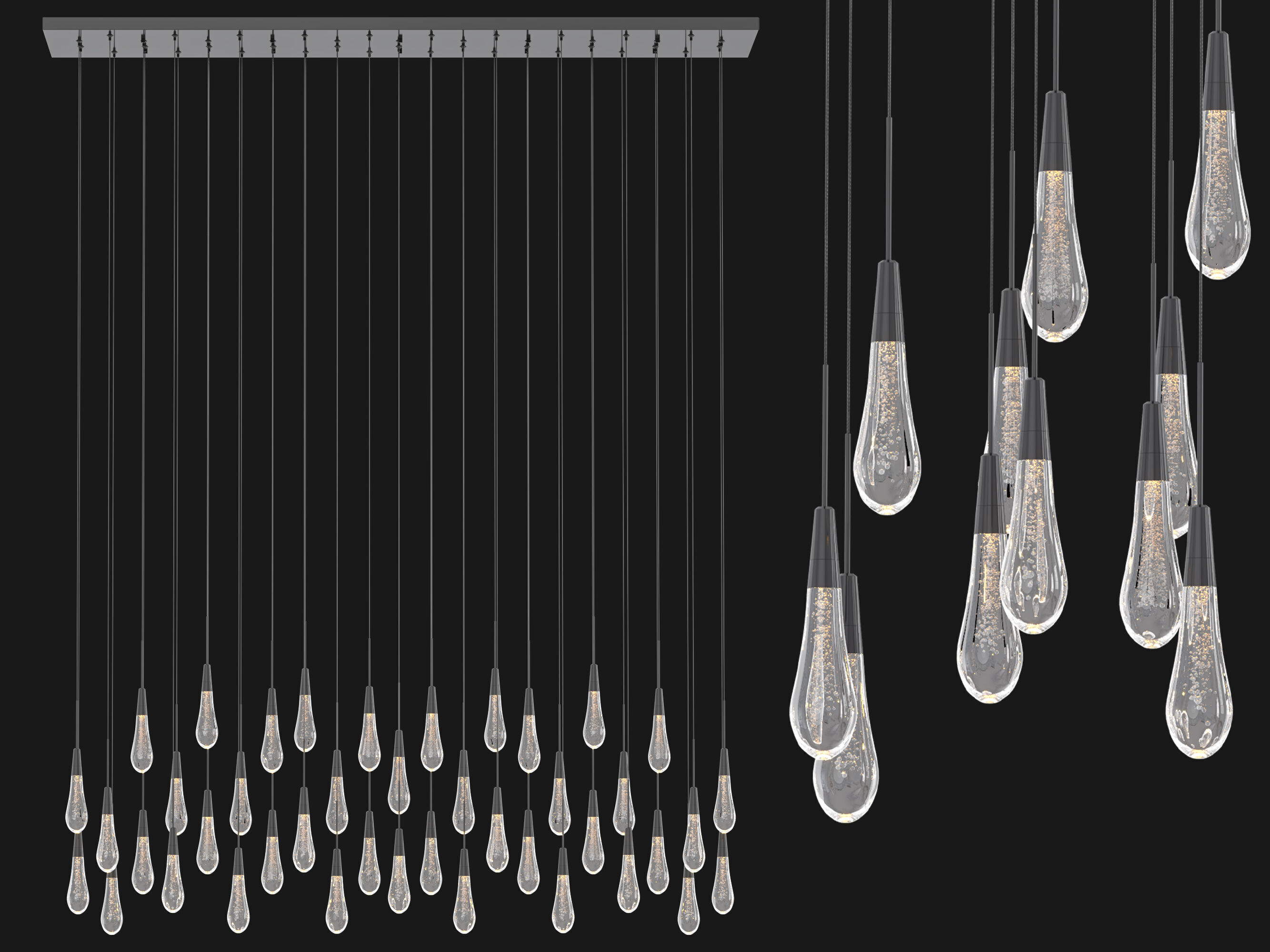 Soltaire Linear Chandelier-Large 3D model_11