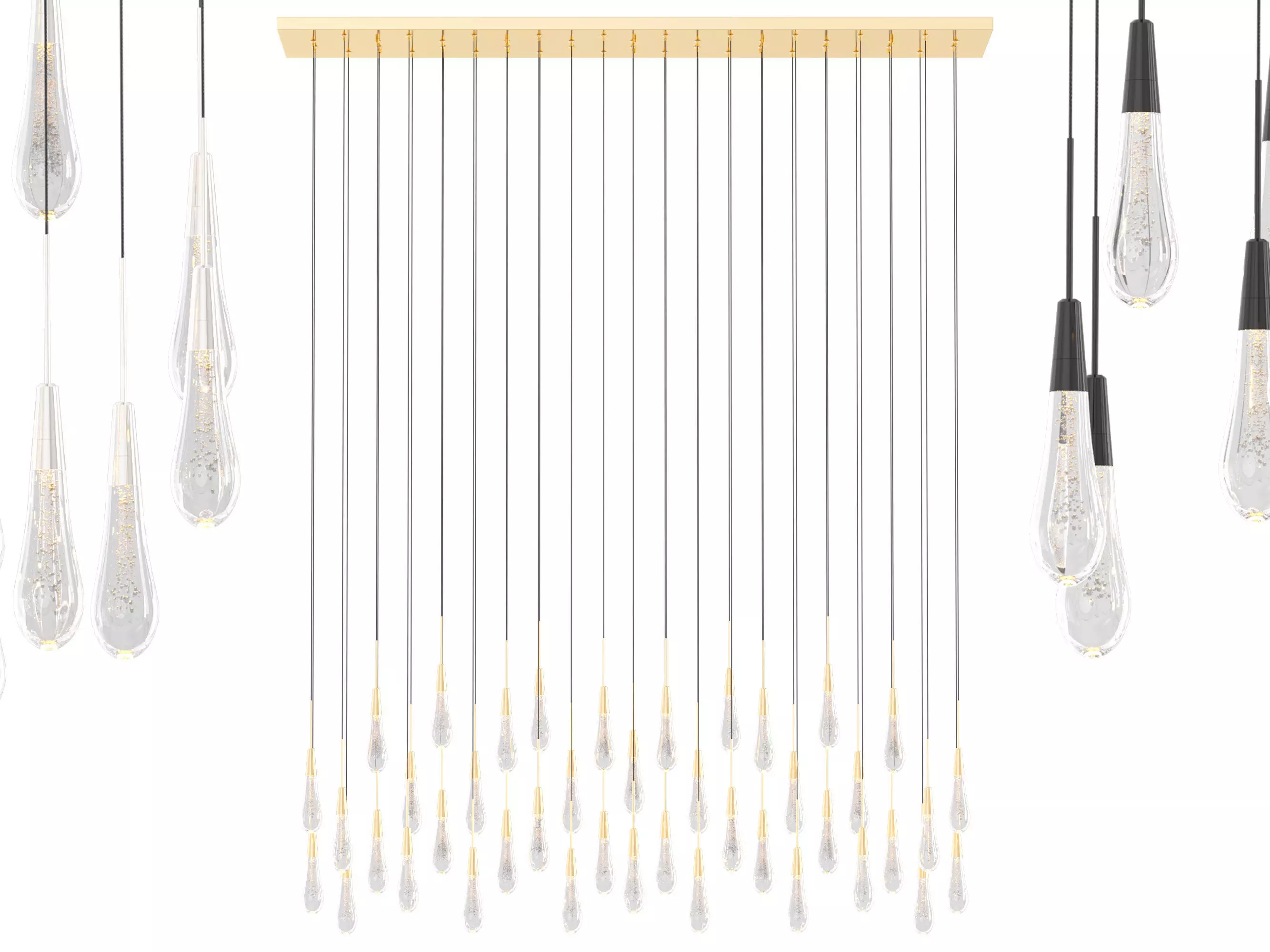 Soltaire Linear Chandelier-Large 3D model_0