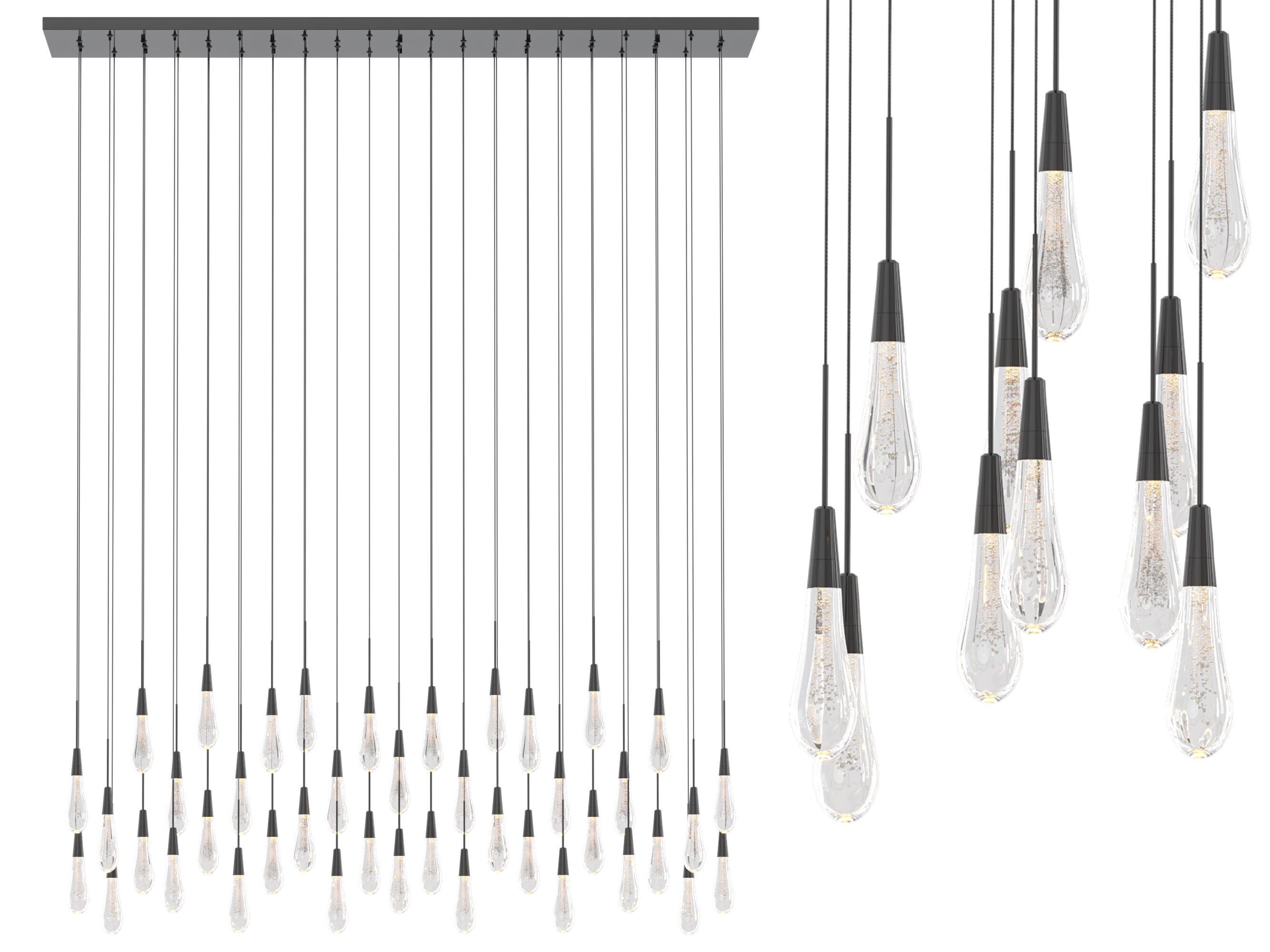 Soltaire Linear Chandelier-Large 3D model_2