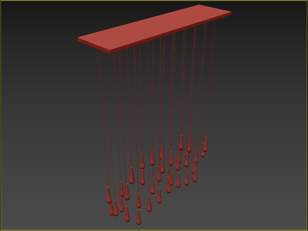 Soltaire Linear Chandelier-Large 3D model_16