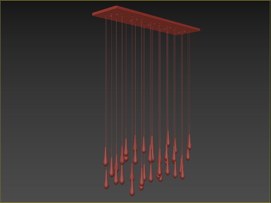 Soltaire Linear Chandelier-Large 3D model_19