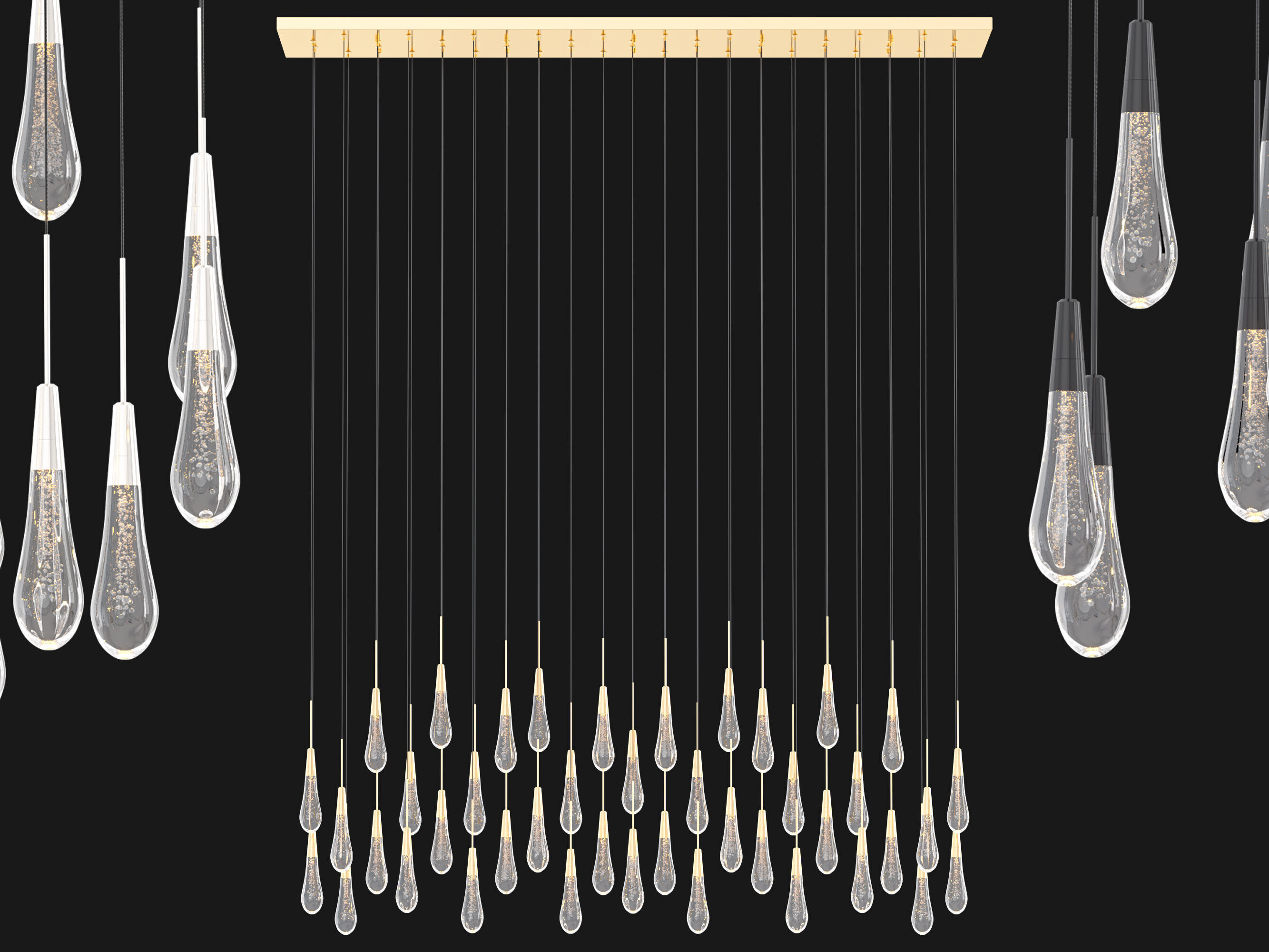 Soltaire Linear Chandelier-Large 3D model_1