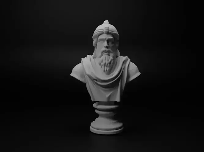 Desert Warrior Bust Chess