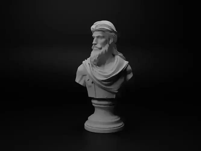 Desert Warrior Bust Chess