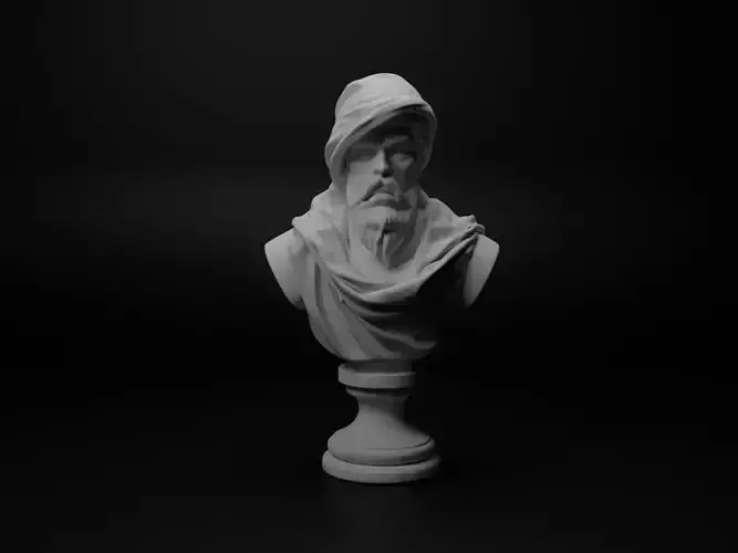 Desert Warrior Bust Chess