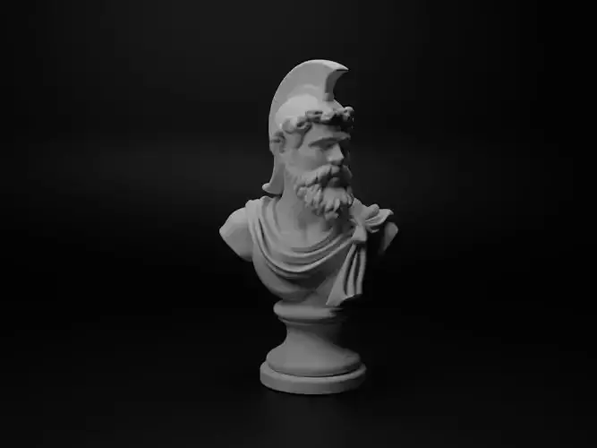 Etruscan Warrior Bust Chess