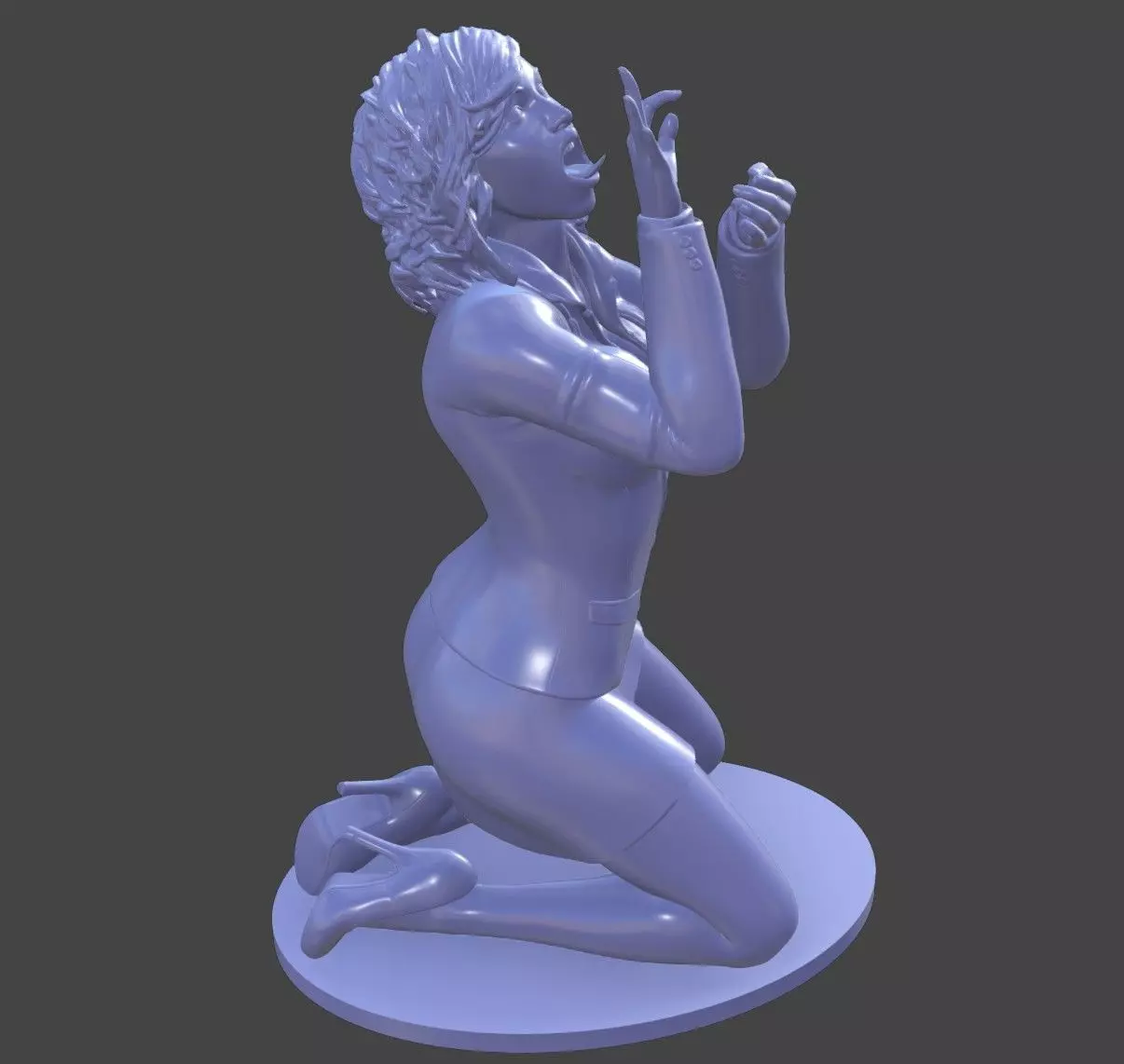 Secretary NSFW 3D print model