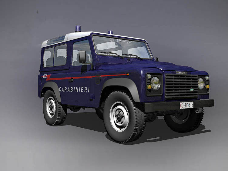 Land Rover Defender 90 3D model_1