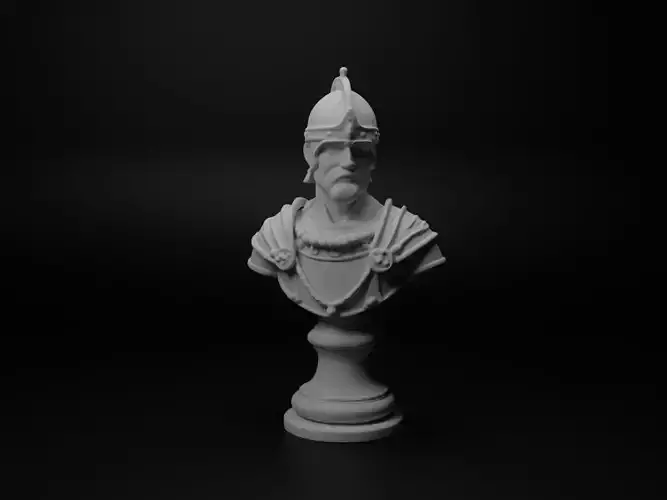 Feudal Knight Bust Chess