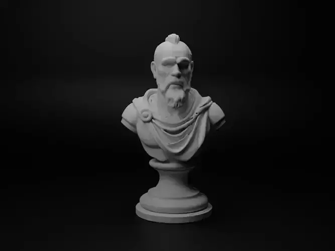 Finnish Warrior Bust Chess