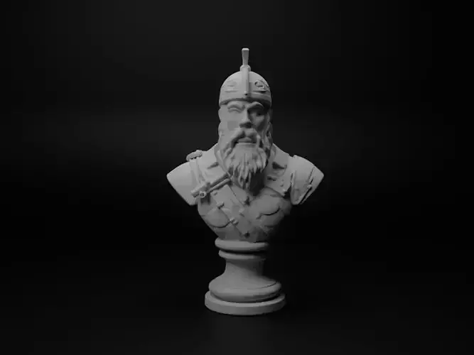 Finnish Warrior Bust Chess