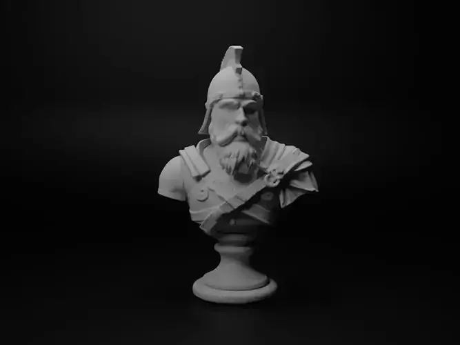 Finnish Warrior Bust Chess