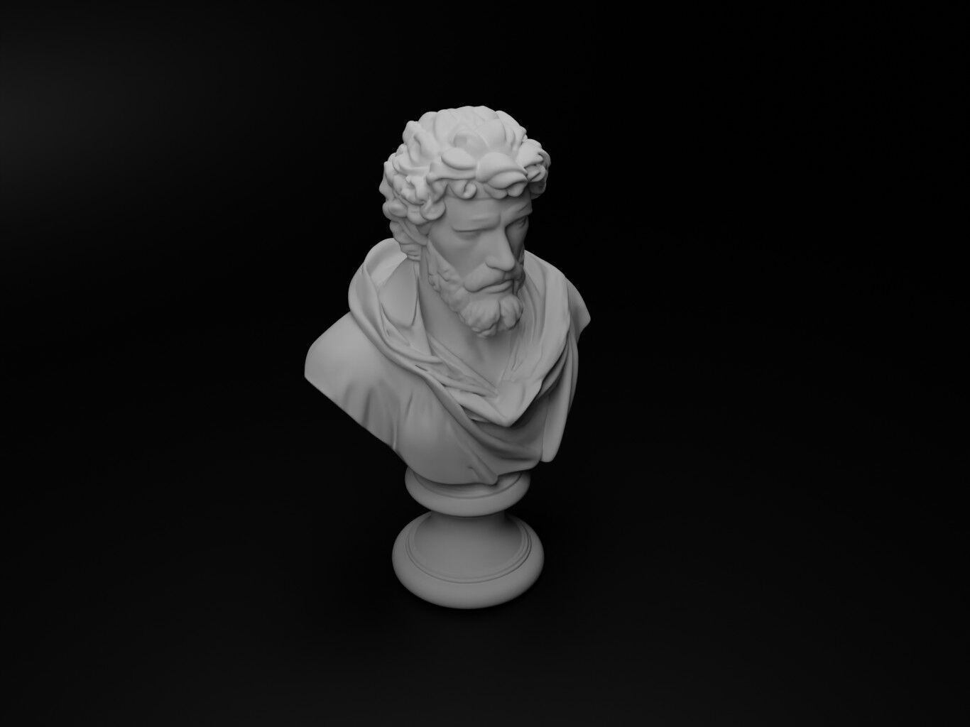 Italian Condottieri Bust Chess 3D print model_2