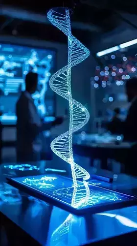 DNA Sci-fi Realistic Animation 3D model