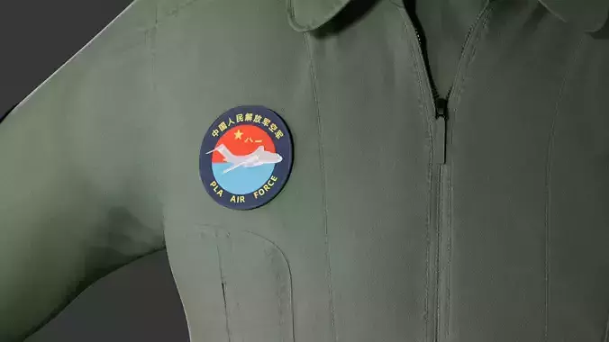 PilotCloth PLA air force Fatigues Free 3D model