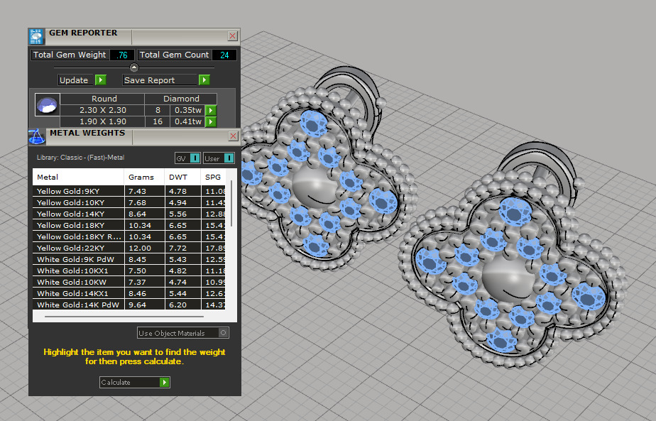 VAN CLEEF NECKLAS AND EARRING  Jewelery 3D printed model 3D print model_12