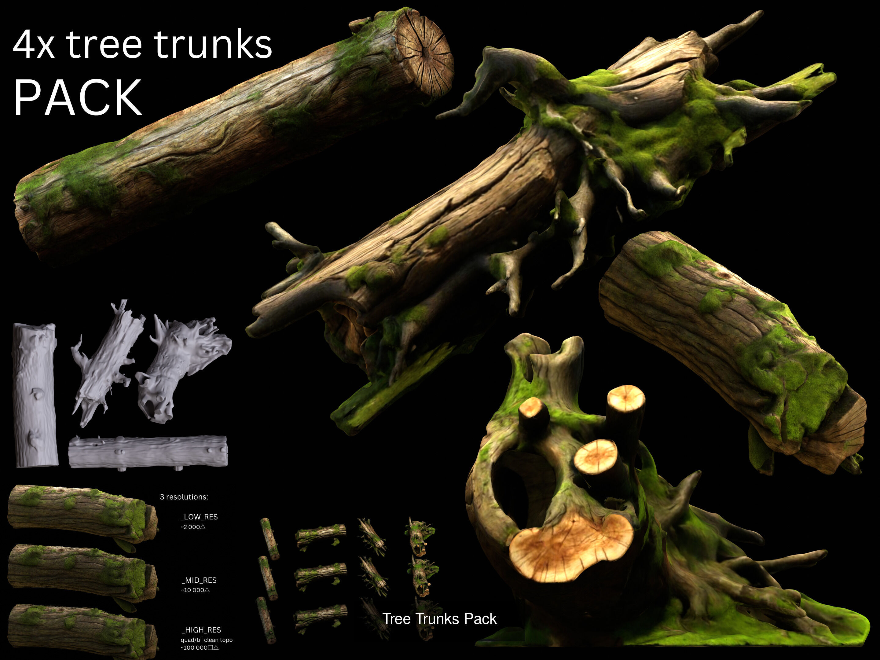 Forest Pack 3D Model Collection_2