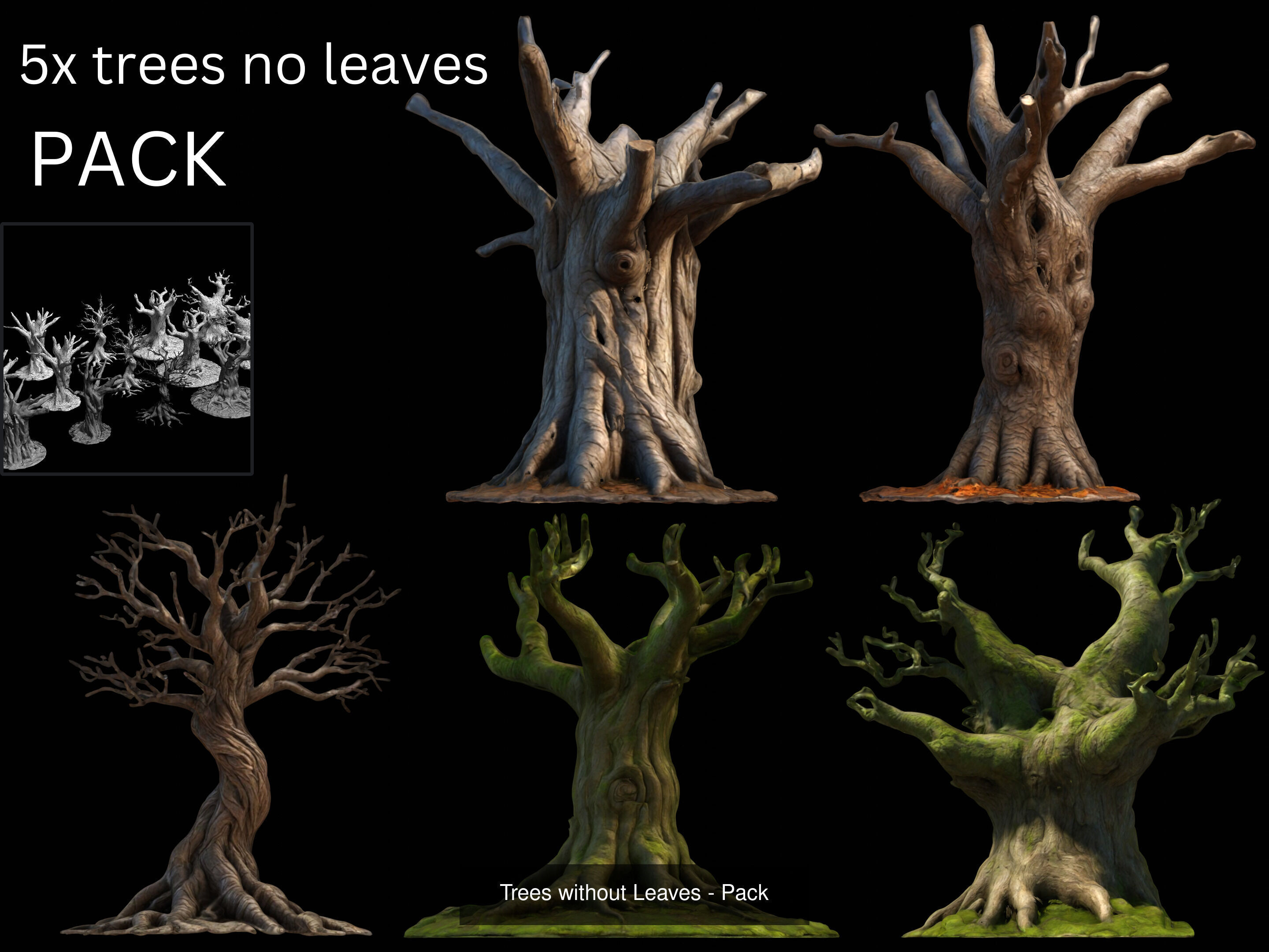 Forest Pack 3D Model Collection_3