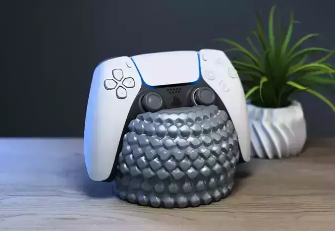 Ps5 controller stand modern abstract ps5