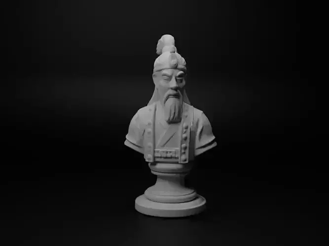 Korean Hwarang Bust Chess