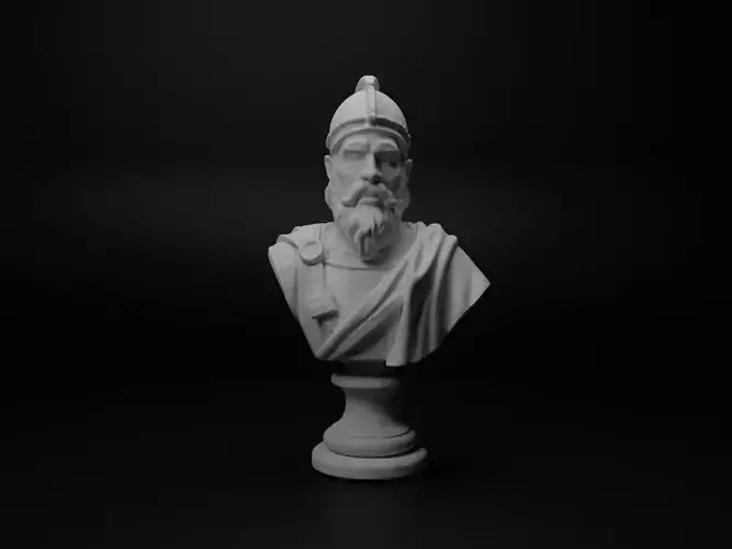 Medieval Archer Bust Chess