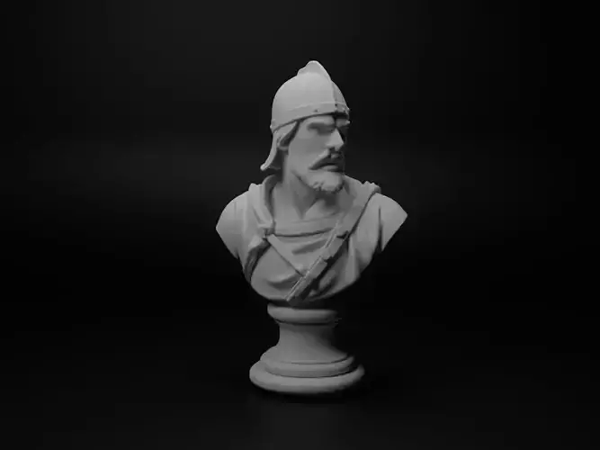 Medieval Archer Bust Chess