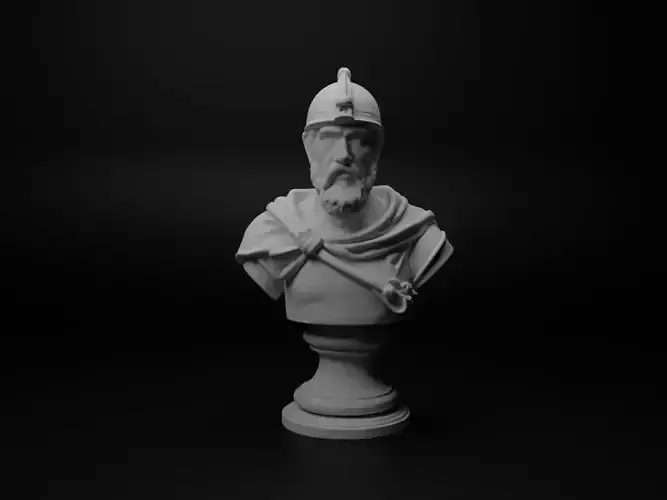 Medieval Archer Bust Chess