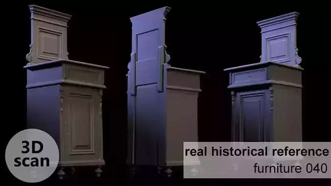 Furniture 040 wooden cabinet