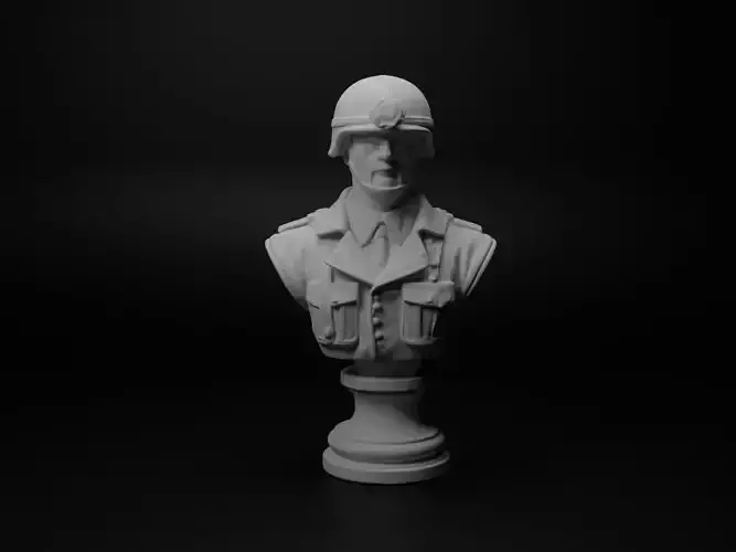 Modern Combat Soldier Bust Chess