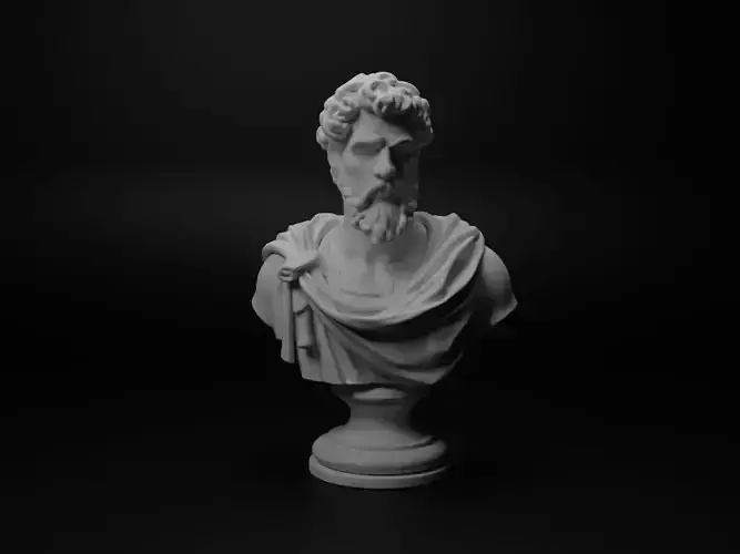 Modern Greek Soldier Bust Chess