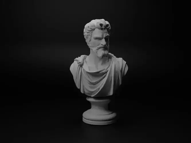 Modern Greek Soldier Bust Chess