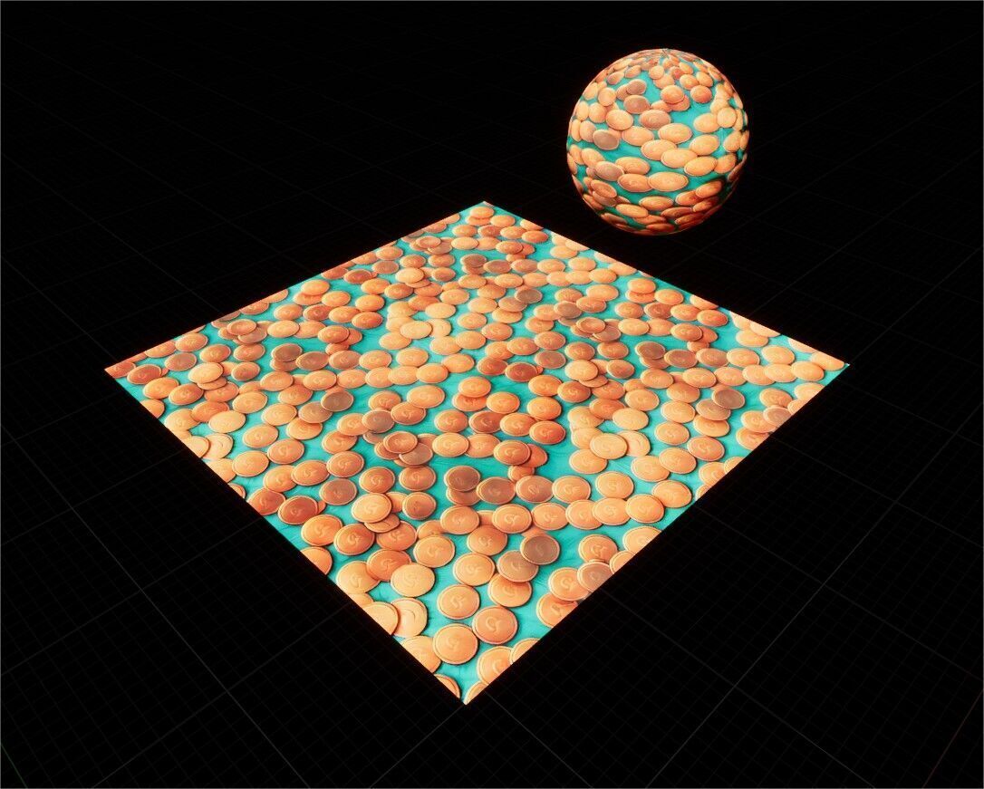 Game Ready PBR Stylized Coin Materials Pack Texture_19