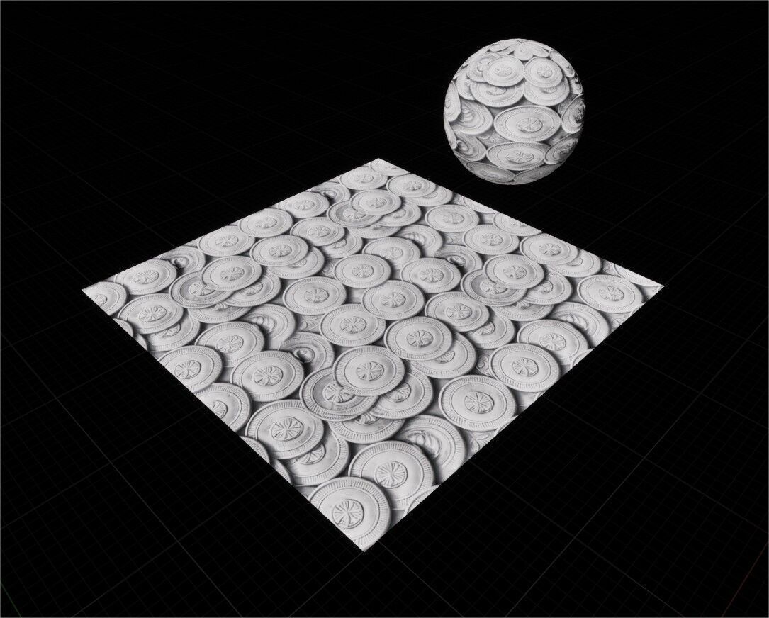 Game Ready PBR Stylized Coin Materials Pack Texture_16