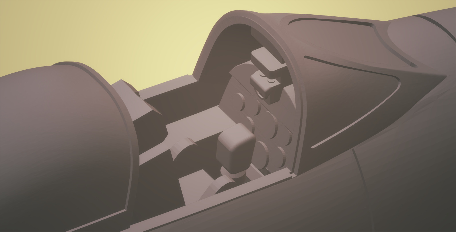 HAWKER HUNTER F1 AND F2 1-72 SCALE HIGHLY DETAILED MODEL 3D print model_5